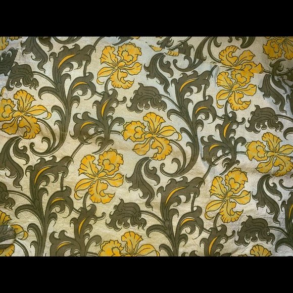 Vintage Southeast Asian Dress Painted Silk S - Picture 8 of 13